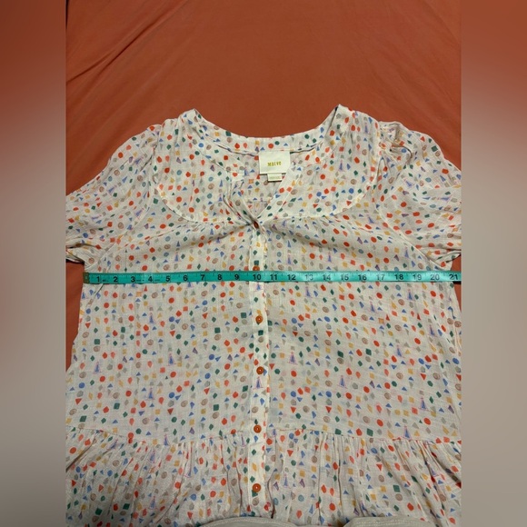 Anthropologie Cream Women's Top/dress in size medium - Picture 14 of 14